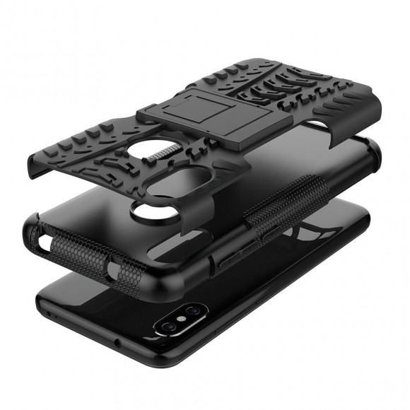 Чехол Hybrid Armor для Xiaomi Mi A2 Lite / Redmi 6 Pro (черный) Чехол Hybrid Armor для Xiaomi Mi A2 Lite / Redmi 6 Pro (черный)