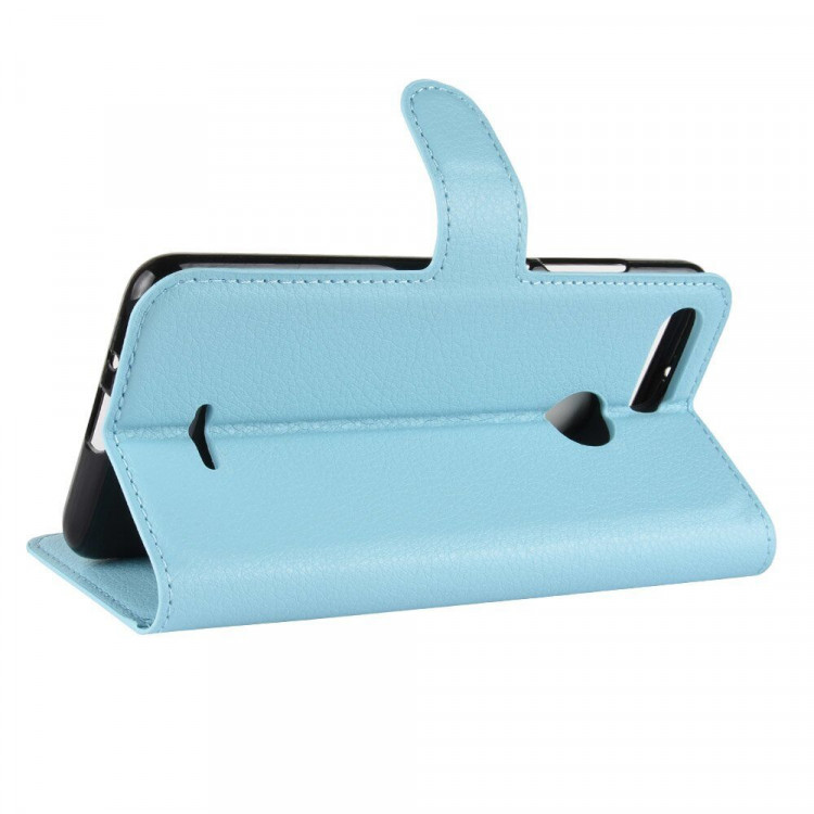 Чехол с визитницей для Xiaomi Redmi 6 (голубой)