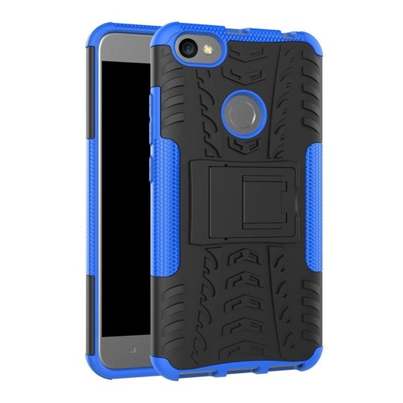 Чехол Hybrid Armor для Xiaomi Redmi Note 5A / 5A Prime (черный + голубой)