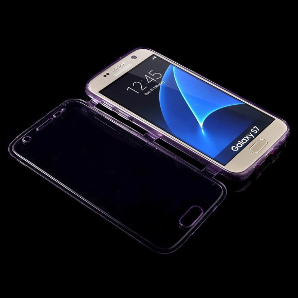 Защитный чехол для Samsung Galaxy S7 (фиолетовый)