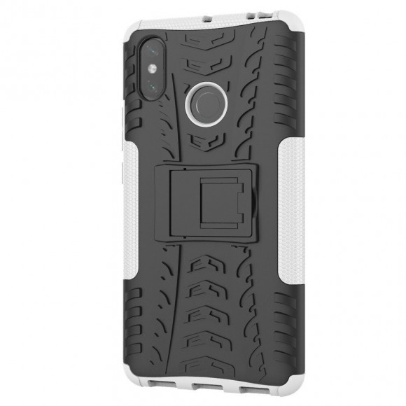 Чехол Hybrid Armor для Xiaomi Mi Max 3 (черный + белый) Чехол Hybrid Armor для Xiaomi Mi Max 3 (черный + белый)