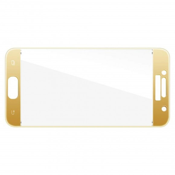 Защитное стекло 3D для Samsung Galaxy A3 (2017) SM-A320F (золотой)