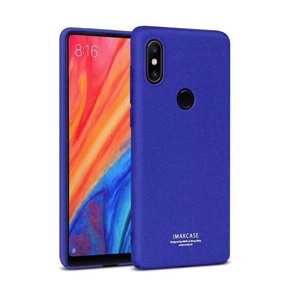 Чехол iMak Finger для Xiaomi Mi Mix 2s (голубой) Чехол iMak Finger для Xiaomi Mi Mix 2s (голубой)