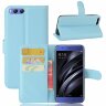 Чехол с визитницей для Xiaomi Mi6 (голубой)