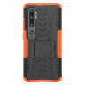 Чехол Hybrid Armor для Xiaomi Mi Note 10 / Mi Note 10 Pro / Mi CC9 Pro (черный + оранжевый)