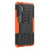 Чехол Hybrid Armor для Xiaomi Mi Note 10 / Mi Note 10 Pro / Mi CC9 Pro (черный + оранжевый)