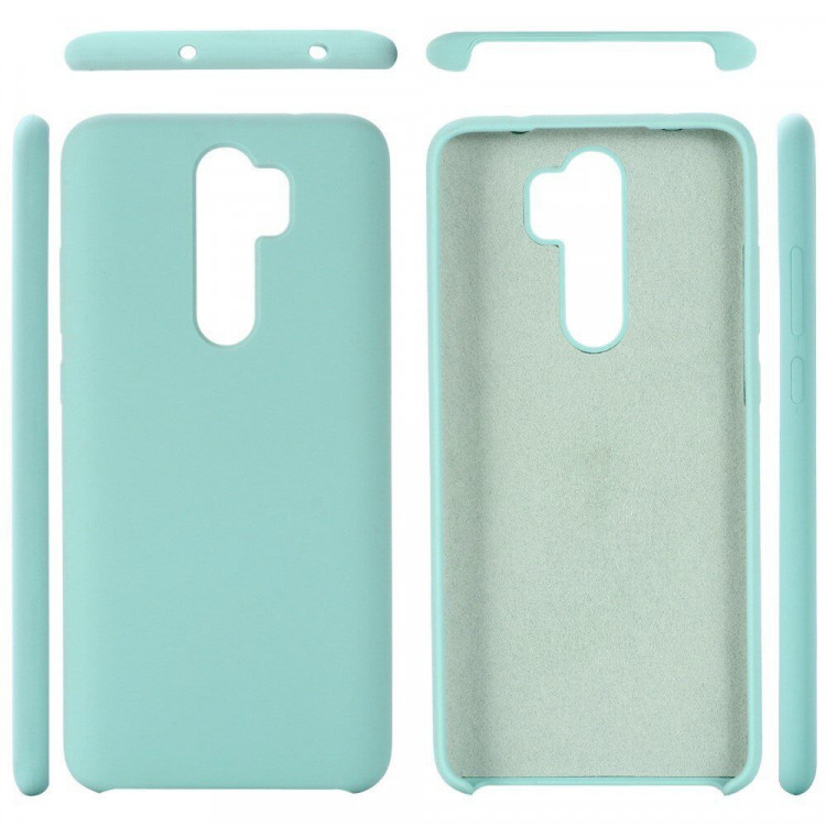 Силиконовый чехол Mobile Shell для Xiaomi Redmi Note 8 Pro (бирюзовый)