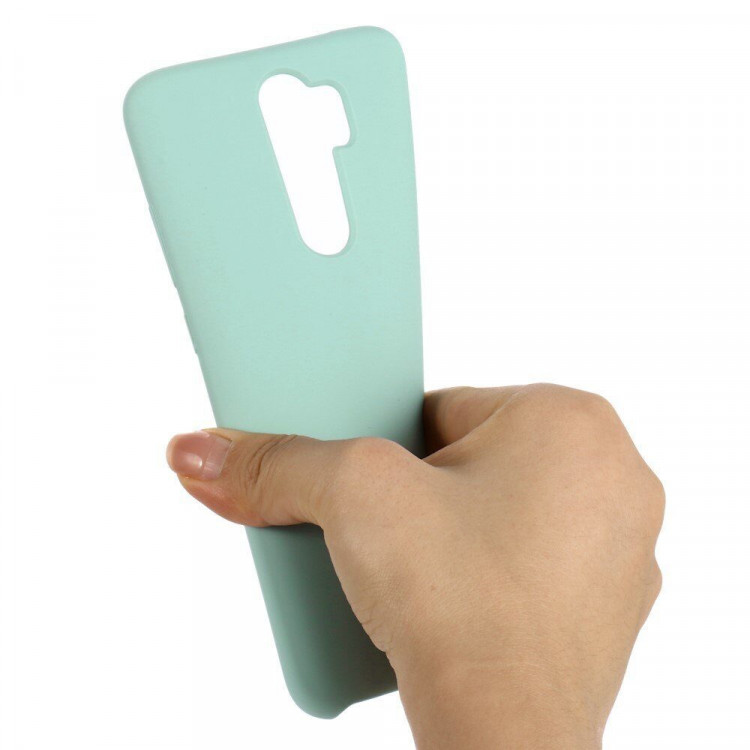 Силиконовый чехол Mobile Shell для Xiaomi Redmi Note 8 Pro (бирюзовый)