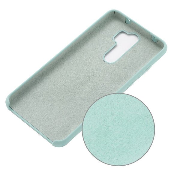 Силиконовый чехол Mobile Shell для Xiaomi Redmi Note 8 Pro (бирюзовый)