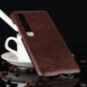Кожаная накладка-чехол для Xiaomi Mi 10 / Mi 10 Pro (коричневый)