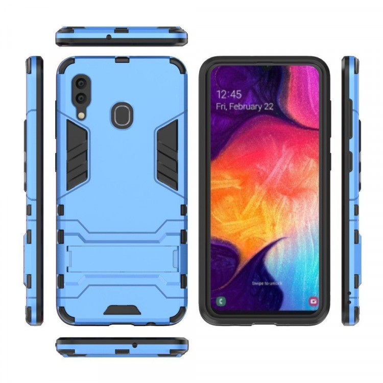 Чехол Duty Armor для Samsung Galaxy A30 / Galaxy A20 (голубой)
