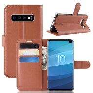 Чехол для Samsung Galaxy S10+ (Plus) (коричневый) Чехол для Samsung Galaxy S10+ (Plus) (коричневый)