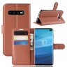 Чехол для Samsung Galaxy S10+ (Plus) (коричневый)