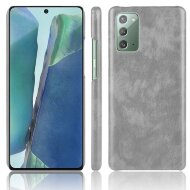 Кожаная накладка-чехол для Samsung Galaxy Note 20 (серый) Кожаная накладка-чехол для Samsung Galaxy Note 20 (серый)