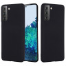 Силиконовый чехол Mobile Shell для Samsung Galaxy S21 (черный)