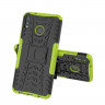 Чехол Hybrid Armor для Huawei Honor 8X Max (черный + зеленый)