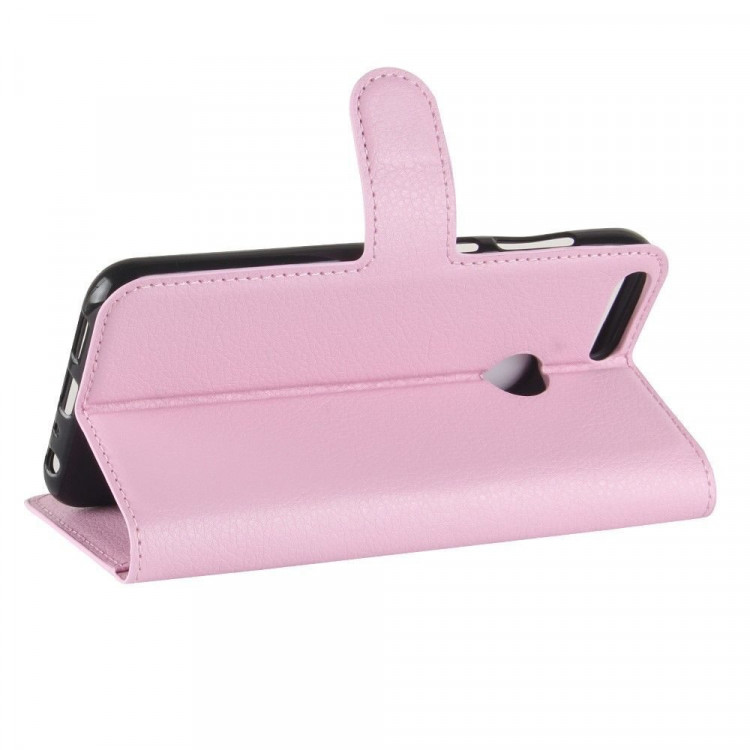 Чехол с визитницей для Huawei Honor 9 Lite (розовый)