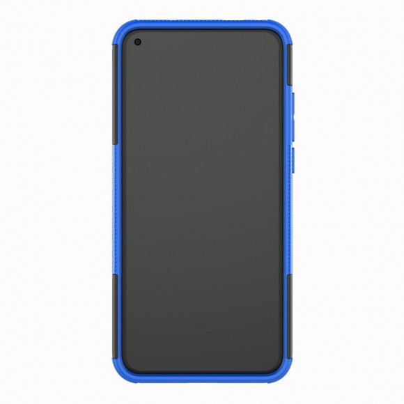 Чехол Hybrid Armor для Huawei Honor View 20 (черный + голубой) Чехол Hybrid Armor для Huawei Honor View 20 (черный + голубой)