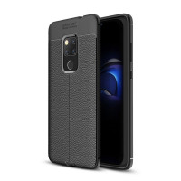 Чехол-накладка Litchi Grain для Huawei Mate 20 (черный)