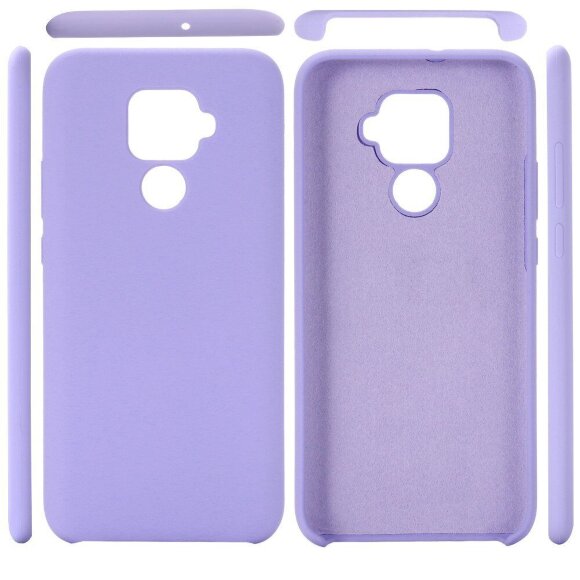 Силиконовый чехол Mobile Shell для Huawei Nova 5i Pro / Mate 30 Lite (фиолетовый)