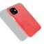 Кожаная накладка-чехол для iPhone 11 Pro Max (красный)