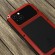Гибридный чехол LOVE MEI для iPhone 13 mini (красный)