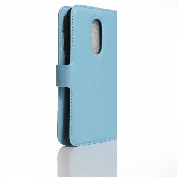 Чехол с визитницей для Motorola Moto M (голубой)