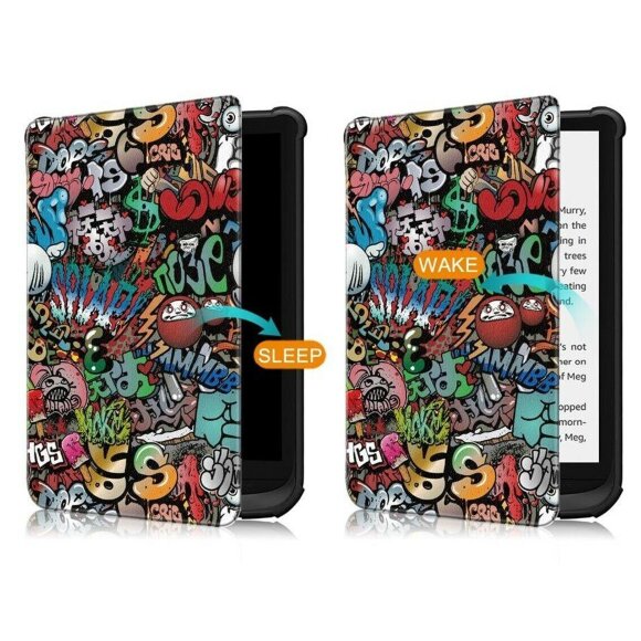 Чехол Smart Case для PocketBook 616 / 627 / 632 / 632 Plus / 606 / 628 / 633 / Touch Lux / Basic Lux (Graffiti)