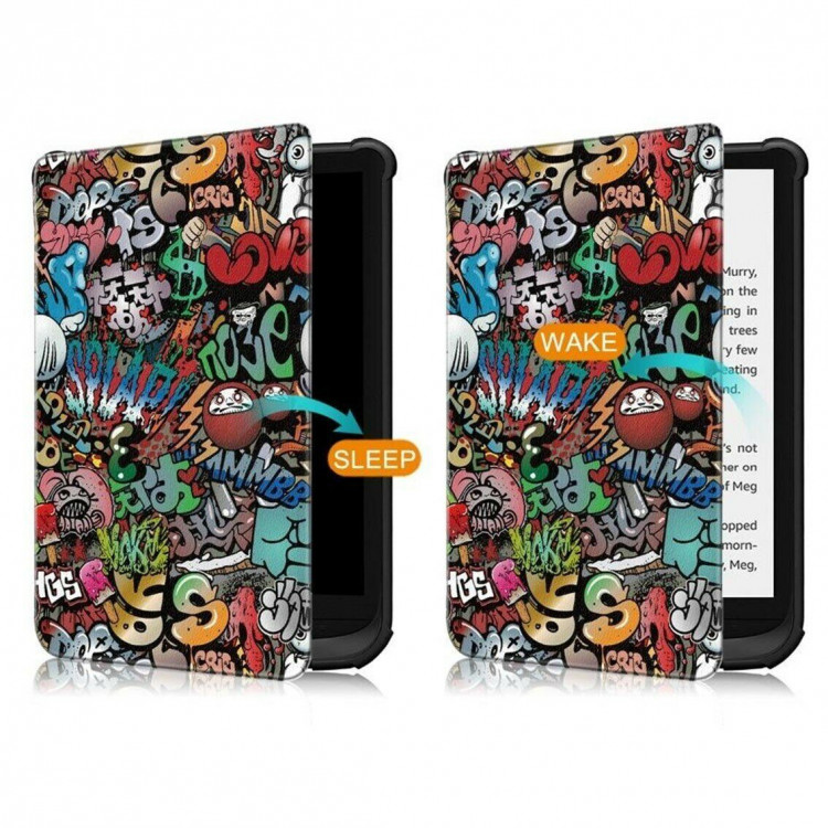 Чехол Smart Case для PocketBook 616 / 627 / 632 / 632 Plus / 606 / 628 / 633 / Touch Lux / Basic Lux (Graffiti)
