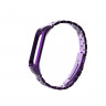 Стальной браслет для Xiaomi Mi Band 3 (фиолетовый)