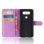 Чехол с визитницей для LG Q8 (фиолетовый)