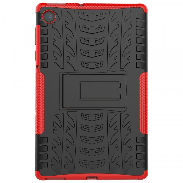 Чехол Hybrid Armor для Lenovo Tab M10 Plus, TB-X606 - 10,3 дюйма (черный + красный)