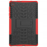 Чехол Hybrid Armor для Lenovo Tab M10 Plus, TB-X606 - 10,3 дюйма (черный + красный)