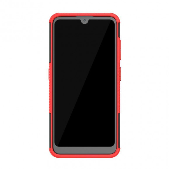 Чехол Hybrid Armor для Nokia 3.2 (черный + красный)