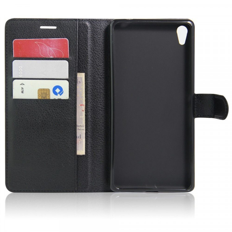 Чехол с визитницей для Sony Xperia XA Ultra (черный)