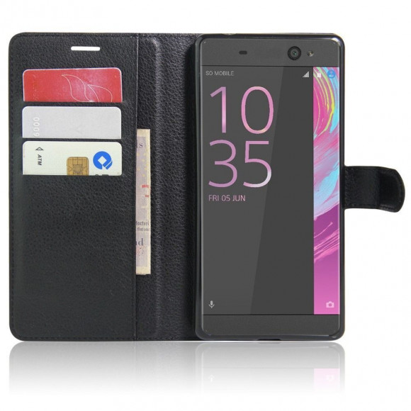 Чехол с визитницей для Sony Xperia XA Ultra (черный)