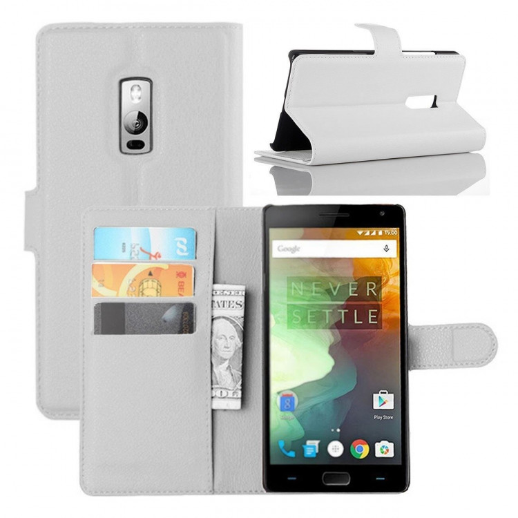 Чехол с визитницей для OnePlus 2 (белый)