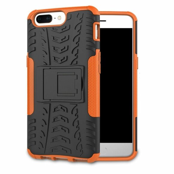Чехол Hybrid Armor для OnePlus 5 (черный + оранжевый) Чехол Hybrid Armor для OnePlus 5 (черный + оранжевый)