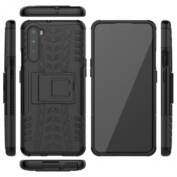 Чехол Hybrid Armor для OnePlus Nord (черный) Чехол Hybrid Armor для OnePlus Nord (черный)