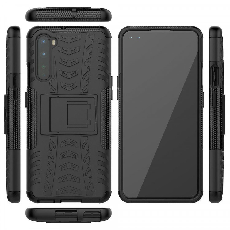 Чехол Hybrid Armor для OnePlus Nord (черный)