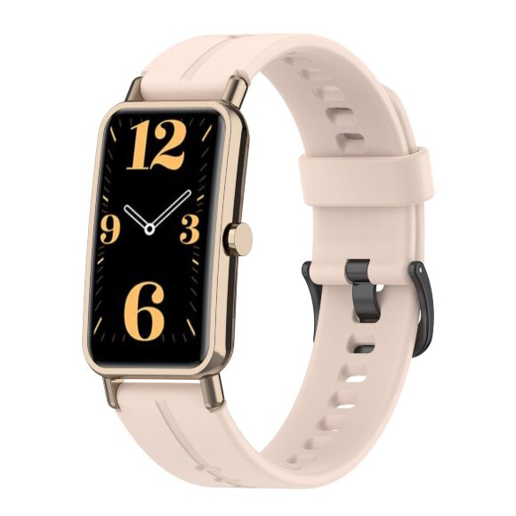 Силиконовый ремешок для Huawei Watch Fit Mini и часов с креплением 16мм (розовый)