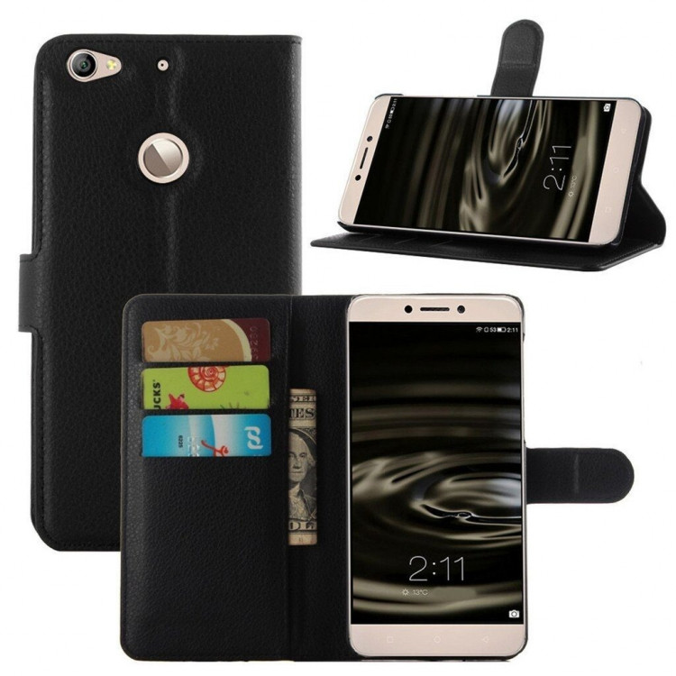 Чехол с визитницей для LeEco Le 1S (черный)