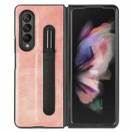 Чехол Pen Slot Design для Samsung Galaxy Z Fold4 (розовый)