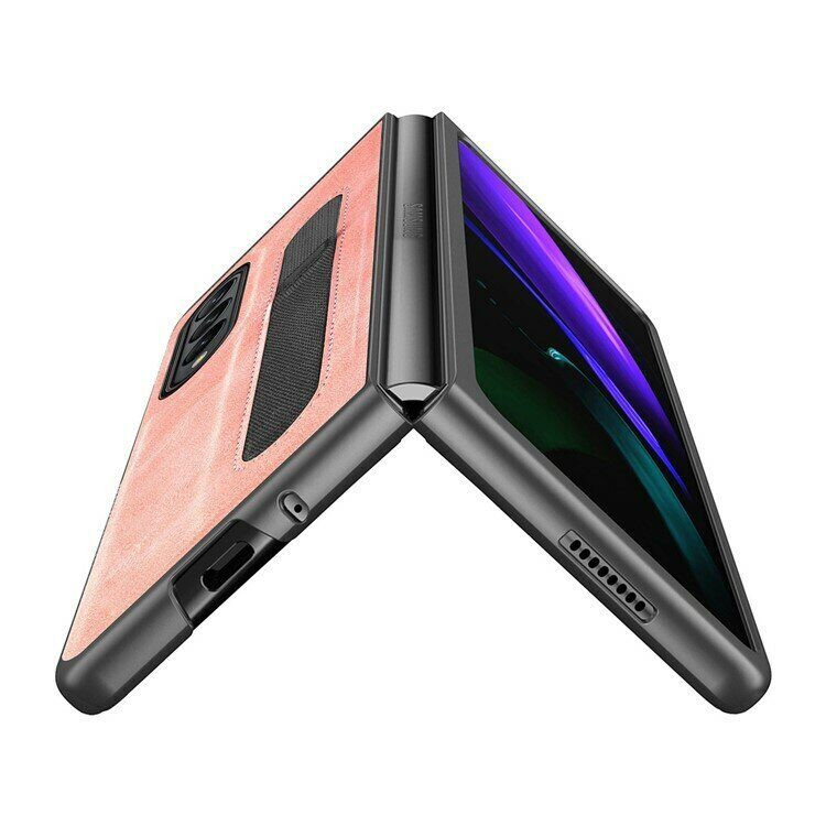 Чехол Pen Slot Design для Samsung Galaxy Z Fold4 (розовый)