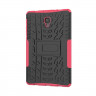 Чехол Hybrid Armor для Samsung Galaxy Tab A 10.5 (2018) SM-T590 / SM-T595 (черный + розовый)