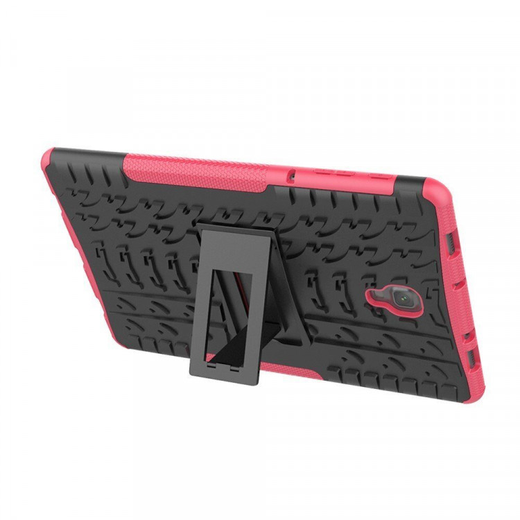 Чехол Hybrid Armor для Samsung Galaxy Tab A 10.5 (2018) SM-T590 / SM-T595 (черный + розовый)