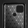 Чехол-накладка Carbon Fibre для Realme C21, Realme C21Y (черный)