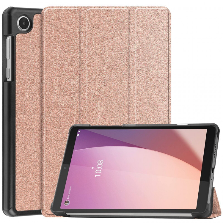 Планшетный чехол для Lenovo Tab M8 (4th Gen), TB-300FU, TB-300XU (розовое золото)