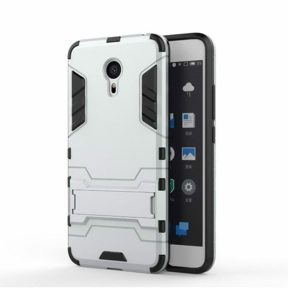 Чехол Duty Armor для Meizu Pro 6 (серебряный)