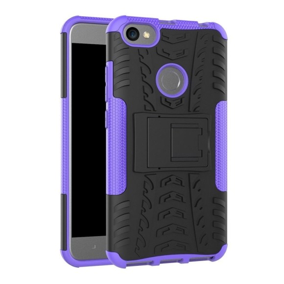 Чехол Hybrid Armor для Xiaomi Redmi Note 5A / 5A Prime (черный + фиолетовый)